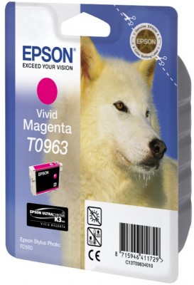 Tusz Epson T0963 Vivid Magenta 11,4 ml - obrazek 2