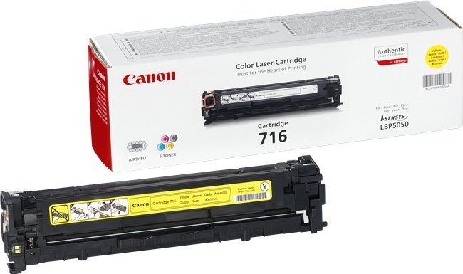 Toner Canon  CRG-716Y  Yellow  1500 str.
