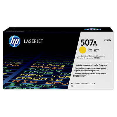 Toner HP 507A CE402A Yellow 6000 str.
