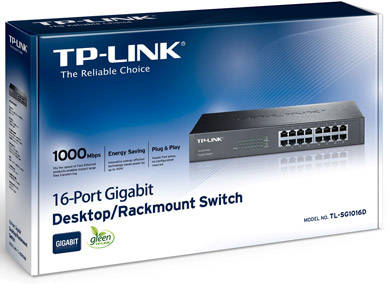 Switch TP-Link TL-SG1016D 16x10/100/1000 MB/s Rack - obrazek 3