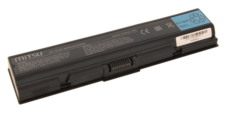 Bateria do laptopa Toshiba Satellite A200, A300  10.8 V  4400mAh
