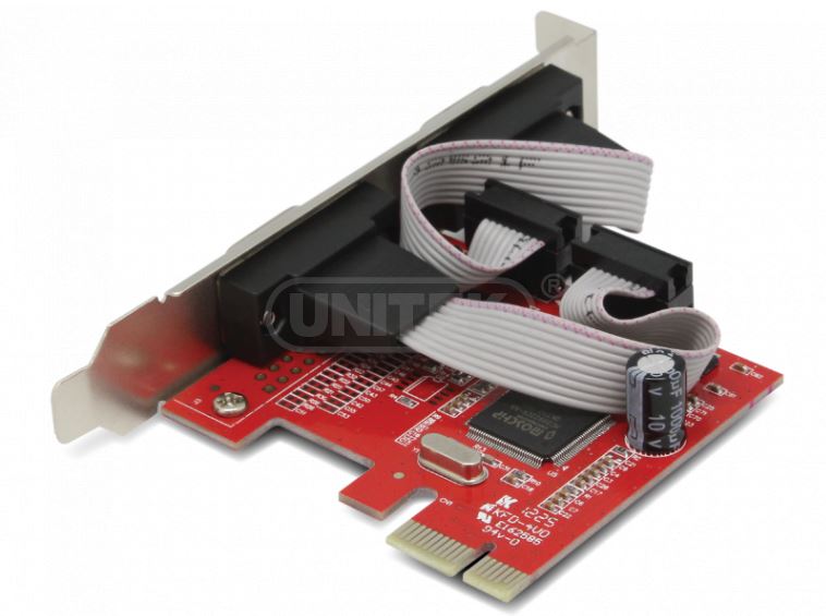 Kontroler PCI Express I/O 2 x RS-232  Unitek