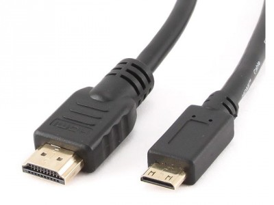 Kabel mini HDMI męski na HDMI męski  v.2.0  1.8 m Gembird