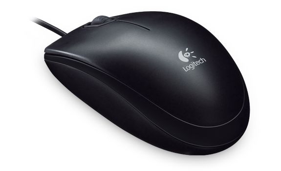 Mysz Logitech B100 Optical USB Mouse for Business Czarna