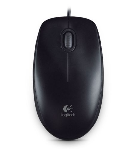 Mysz Logitech B100 Optical USB Mouse for Business Czarna - obrazek 2