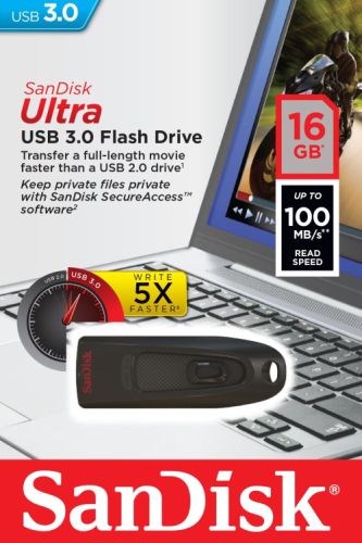 Flashdrive 16GB USB 3.0 SanDisk Cruzer Ultra - obrazek 5