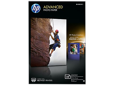 Papier HP 10x15 250g Advanced Glossy Photo   25 szt.