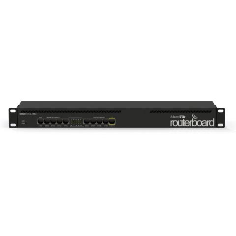 Router MikroTik RB2011iL-RM 5x 10/100BaseTX; 5x 10/100/1000BaseTX Rack