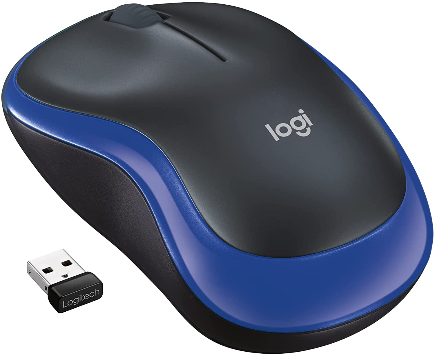 Mysz bezprzewodowa Logitech M185 Niebieska
