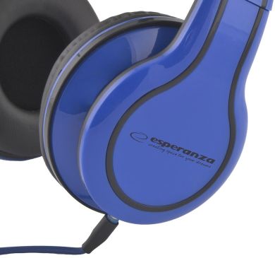 Słuchawki Esperanza EX136B - Niebieskie - obrazek 3