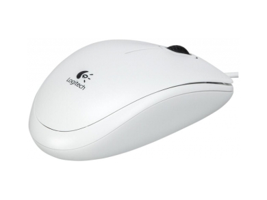 Mysz Logitech B100 Optical USB Mouse for Business Biała - obrazek 2
