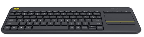 Klawiatura bezprzewodowa Logitech Touch Keyboard K400+ Czarna - obrazek 4