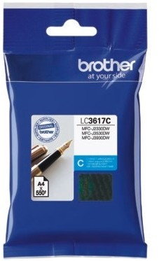 Tusz Brother LC3617C Cyan 550 str. - obrazek 2