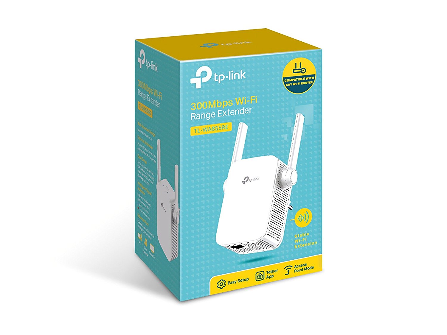 Wzmacniacz sieci bezprzewodowej Wi-Fi N300 TP-Link TL-WA855RE - obrazek 5