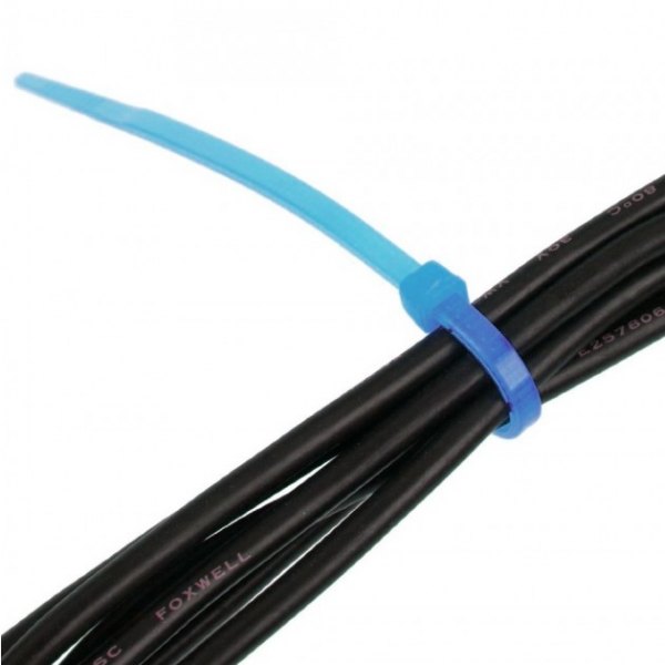 Opaski zaciskowe nylonowe 200 szt. wielokolorowe - obrazek 3