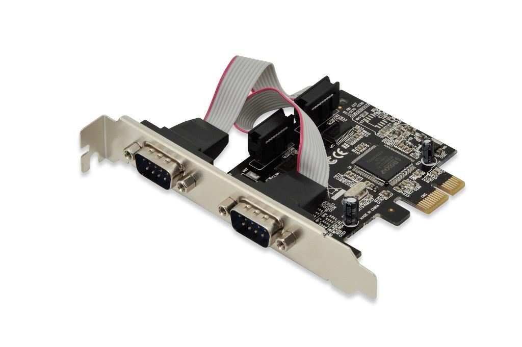 Kontroler PCI Express I/O 2 x RS-232 Digitus