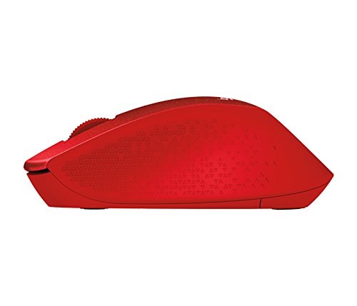 Mysz bezprzewodowa Logitech M330 Silent Plus Czerwona - obrazek 3