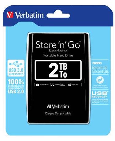 HDD USB 3.0 2TB Verbatim Store ''n'' Go Portable - obrazek 5