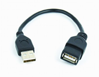 Kabel USB 2.0 przedłużacz 0.15 m Gembird