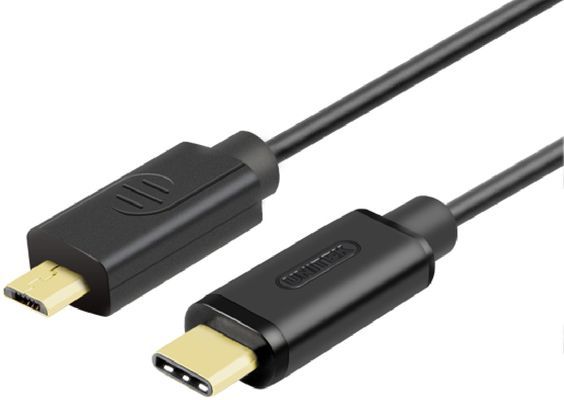 Kabel USB Type-C męski na microUSB męski 1.0 m Fast Charging Unitek