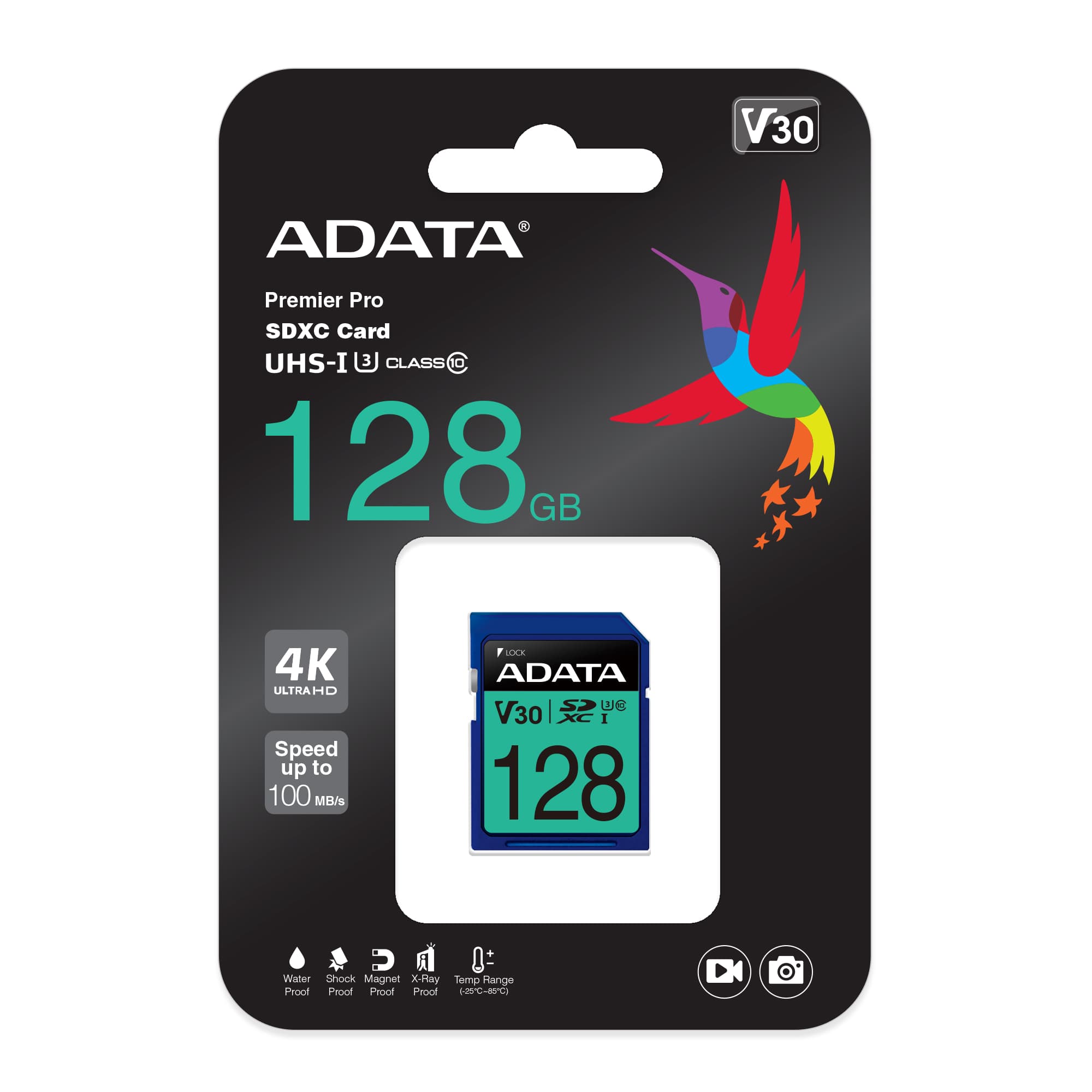 - karta pamieci SD 128GB SDXC Adata Premier Pro 100MB/80MB - obrazek 2