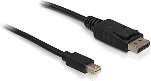 Kabel mini DisplayPort męski na DisplayPort męski 1.0 m Delock