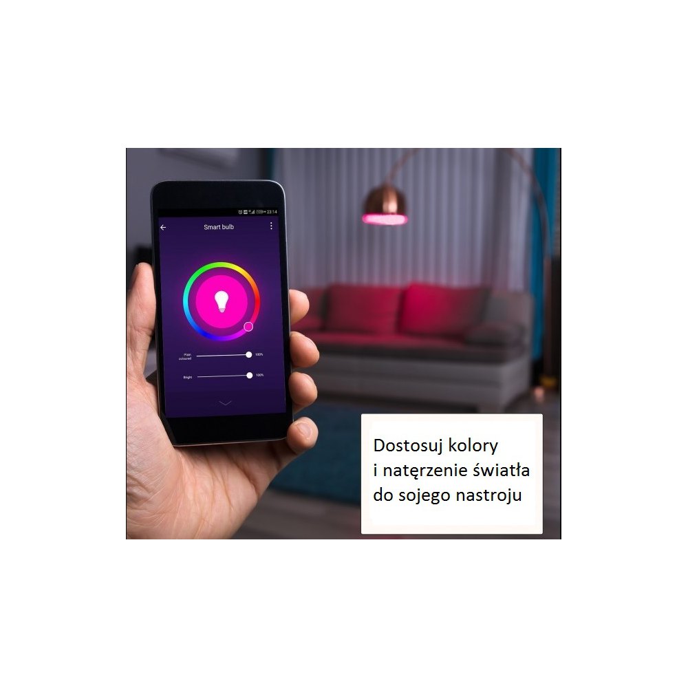 Żarówka Smart WiFi LED RGBW 4.5W GU10 Woox - obrazek 3