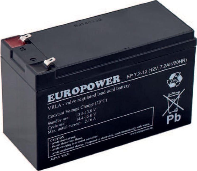 Akumulator UPS Ever Europower 12V/7.2Ah