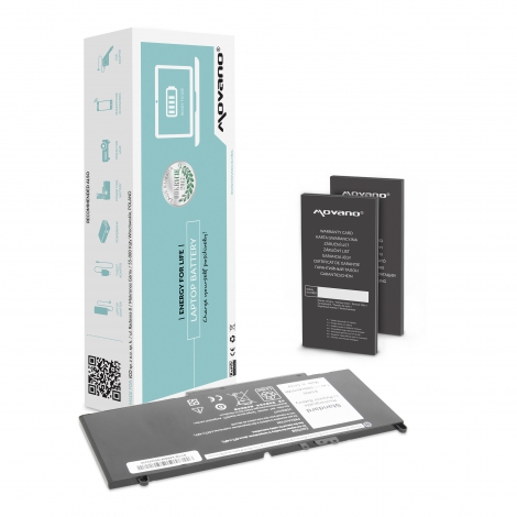 Bateria do laptopa Dell Latitude E5250; E5270; E5450; E5500  7.4 V  6900 mAh