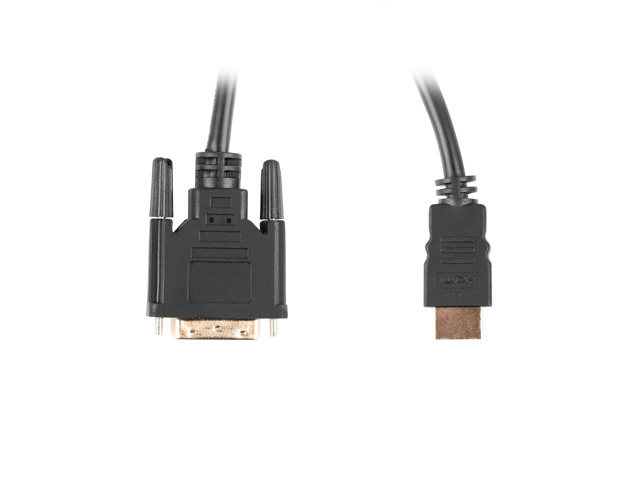 Kabel HDMI męski na DVI-D męski 24+1 Dual Link 1.8 m Lanberg - obrazek 2