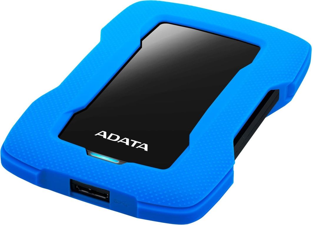 HDD  USB 3.1  1TB Adata HD330 Niebieski  Wstrząsoodporny