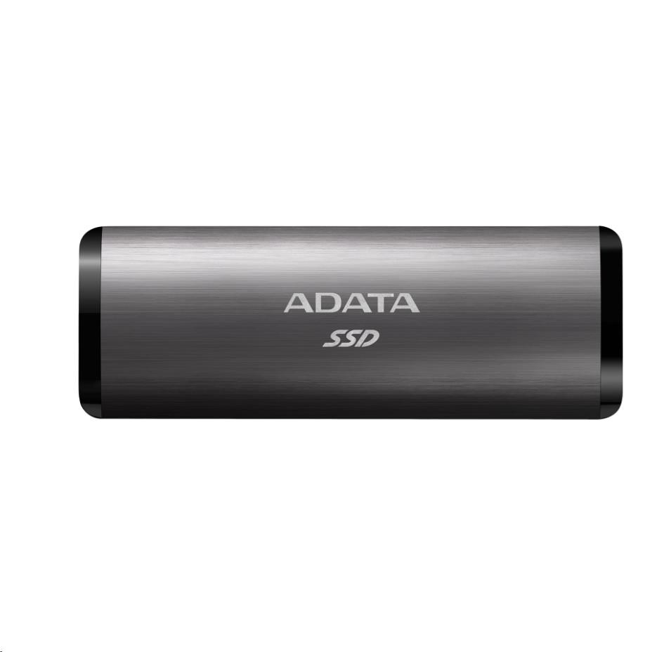 SSD USB 3.2 Type-C USB A  1TB  Adata External SE760  Tytanowy
