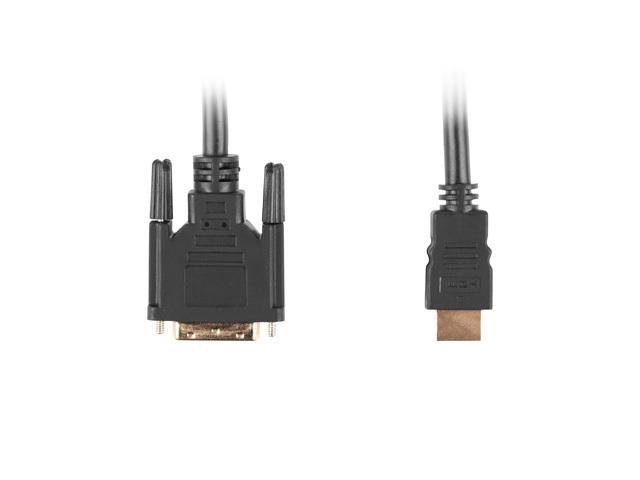 Kabel HDMI męski na DVI-D męski 18+1 Single Link 0.5 m Lanberg - obrazek 2