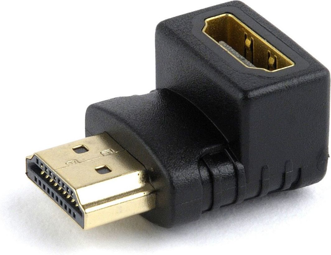 Adapter HDMI męski na HDMI żeński kątowy Gembird