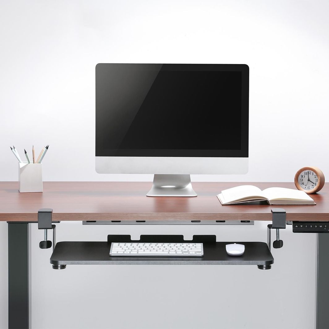 Uchwyt na klawiaturę - podbiurkowy, regulowany Maclean - obrazek 5