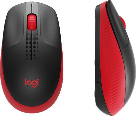 Mysz bezprzewodowa Logitech M190 Czerwona