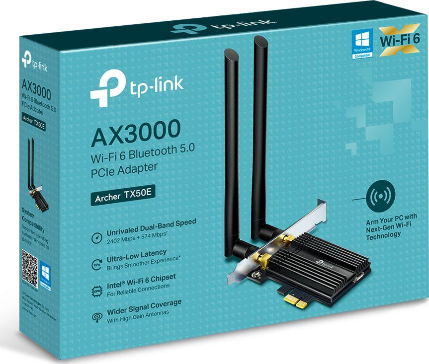 Bezprzewodowa karta sieciowa PCI Express Wi-Fi 6 AX3000 TP-Link Archer TX50E Bluetooth 5.0 - obrazek 2