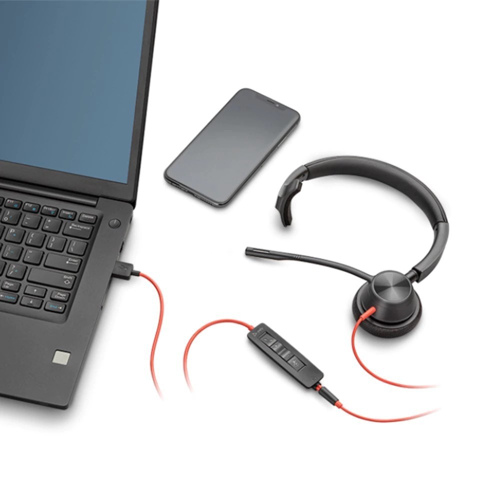 Słuchawki Plantronics Blackwire 3320-M USB-A - obrazek 2