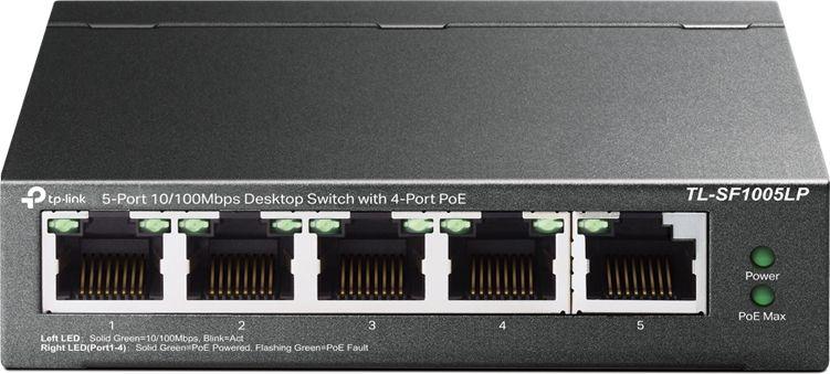 Switch TP-Link TL-SF1005LP 5x10/100 MB/s 4xPoE