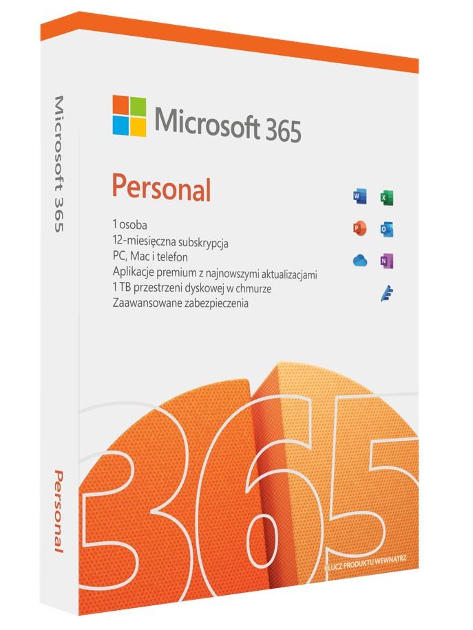 Microsoft Office 365 Personal - 1 użytkownik - Roczna subskrypcja