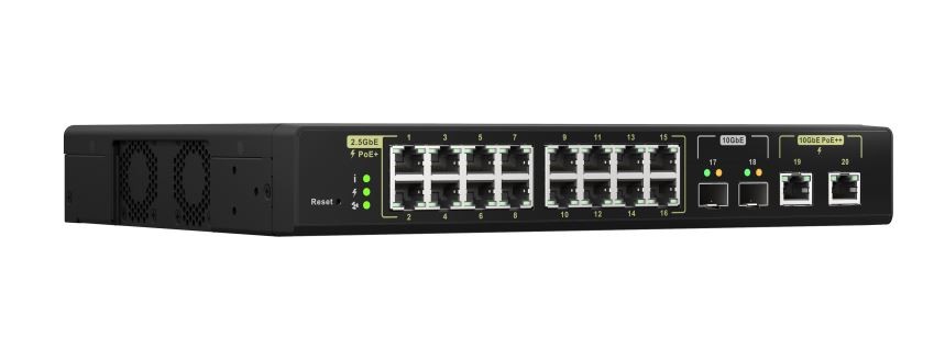 Switch QNAP QSW-M2116P-2T2S 10GbE PoE++ - obrazek 3
