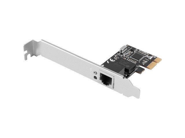 Karta sieciowa PCI-E Lanberg PCE-1GB-201 Gigabit 10/100/1000 Mb/s RJ45