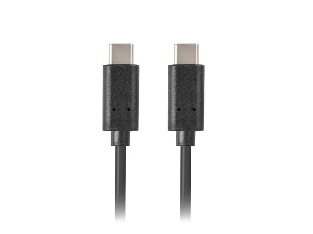 Kabel USB Type-C 0.5 m Lanberg Czarny - obrazek 2