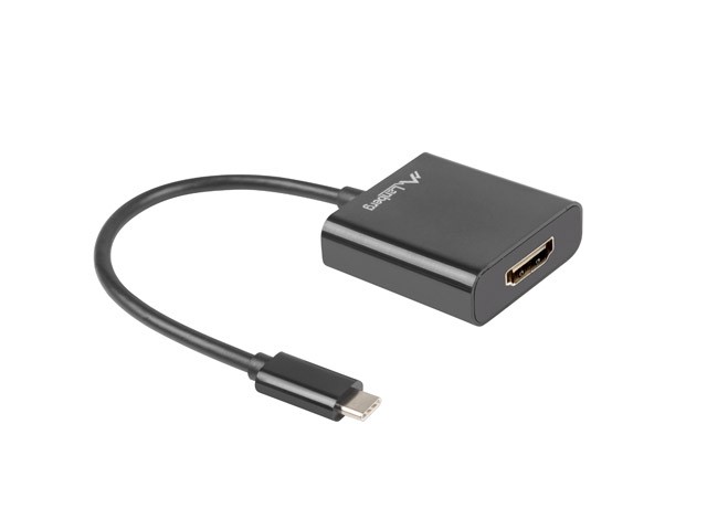 Adapter USB Type-C męski na HDMI żeński Lanberg - obrazek 2