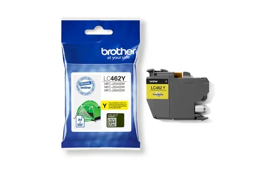 Tusz Brother LC462Y Yellow 550 str.