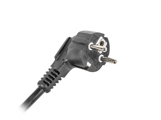 Listwa zasilająca Lanberg Rack 19" 1U 250V/16A 4000W 9 x Schuko ; wtyk Uni-schuko 3.0 m czarna - obrazek 4