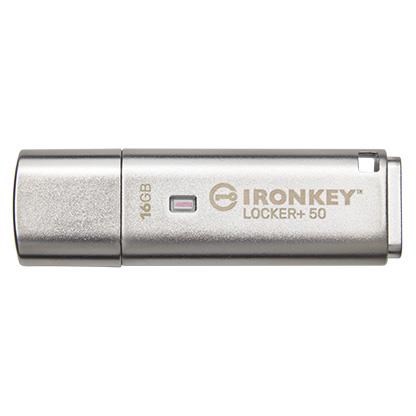 Flashdrive 16GB USB 3.2 Kingston IronKey Locker+ 50 AES - obrazek 3