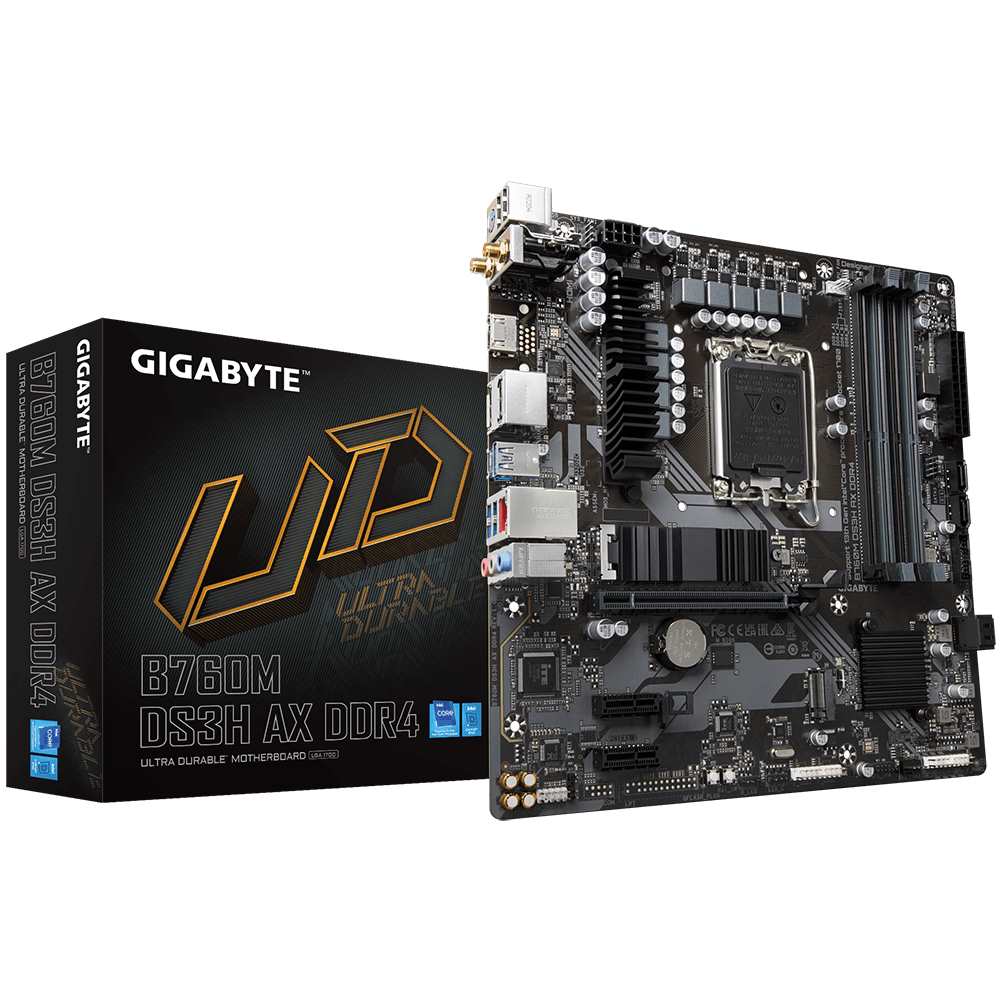Płyta Socket LGA1700 Gigabyte B760M DS3H AX DDR4