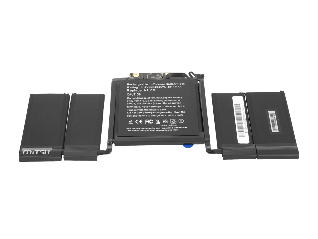 Bateria do laptopa Apple MacBook Pro 13" - A1706 (A1819) 11.4 V 4314 mAh - obrazek 4