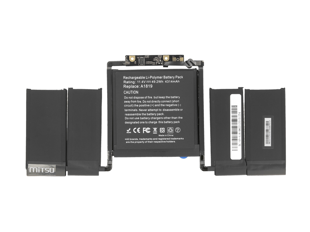 Bateria do laptopa Apple MacBook Pro 13" - A1706 (A1819) 11.4 V 4314 mAh - obrazek 3